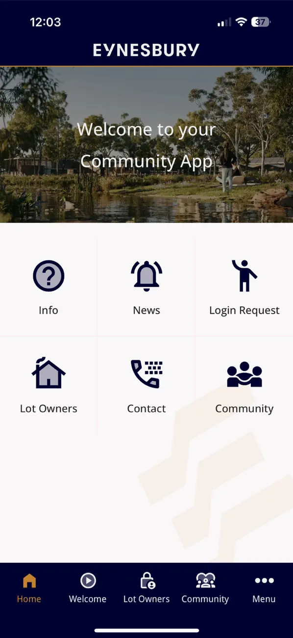 Screenshot #1 pour Eynesbury Community App