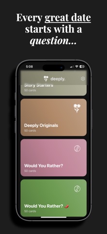 deep conversations: deeply Screenshot 1 of 5