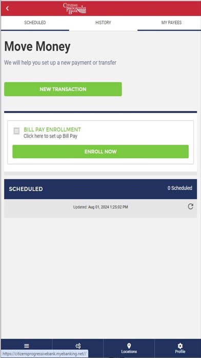 Citizens Progressive Bank Screenshot