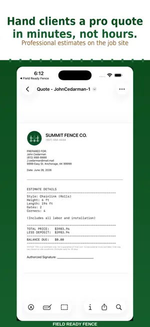 Field Ready Fence screenshot 1