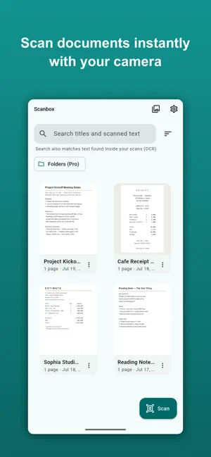 Scanbox: PDF Doc Scanner screenshot 2