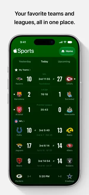 Apple Sports screenshot 2