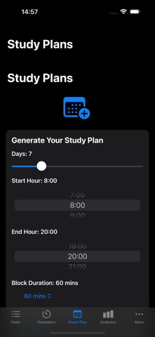Smart Study Planner Screenshot 1 of 5