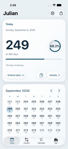 Julian - Quick Dates app screenshot