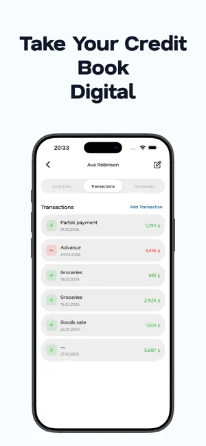 Customer Tracker: Ledgerly screenshot 3