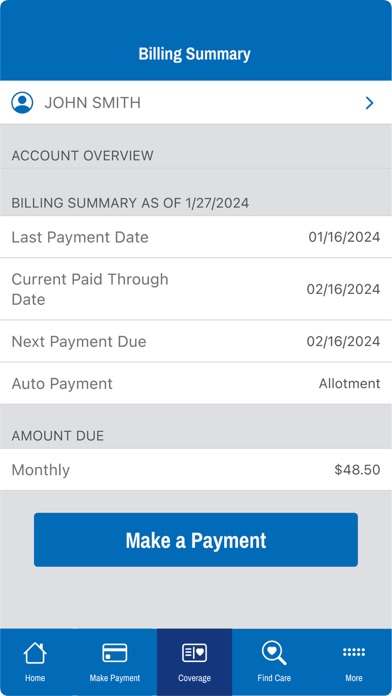 TRICARE East Screenshot