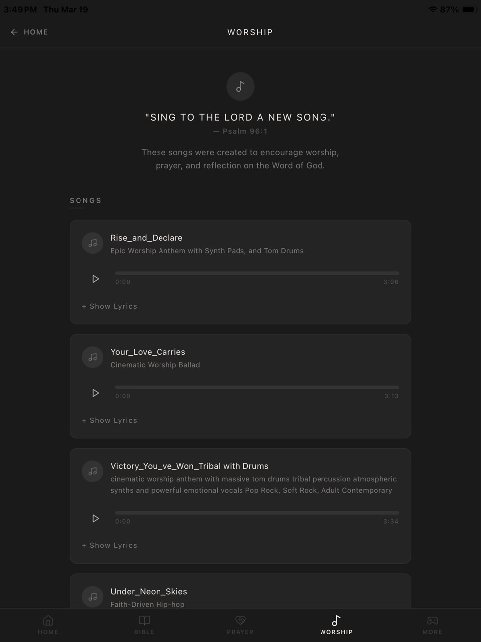 iPad screenshot