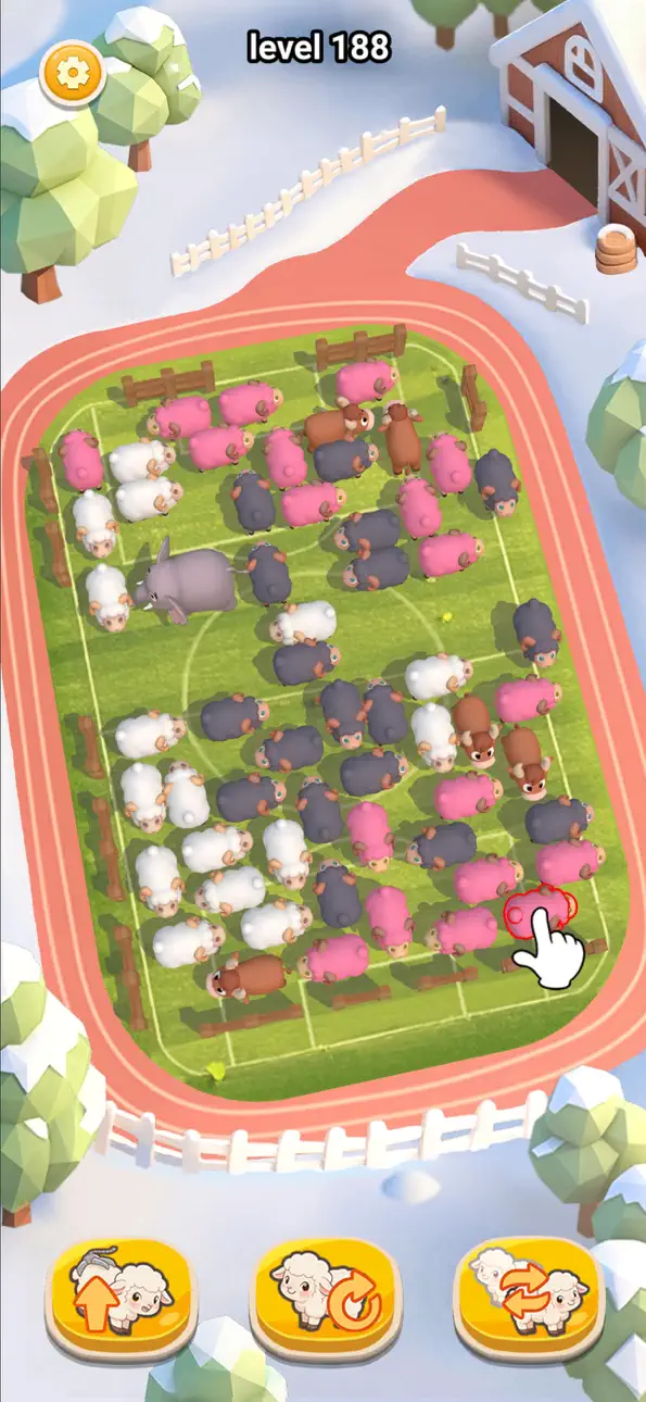 Sheep Dash-Farm Animal Escape iOS Mod IPA screenshot 5 - iOS game interface