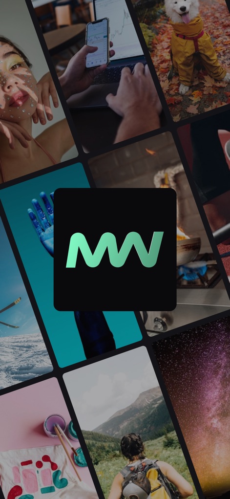 mewe: The Safe Network - Discover the core identity of mewe: The Safe Network, highlighted by its distinctive 'mW' logo and the rich mosaic of diverse content reflecting its community-focused experience.
