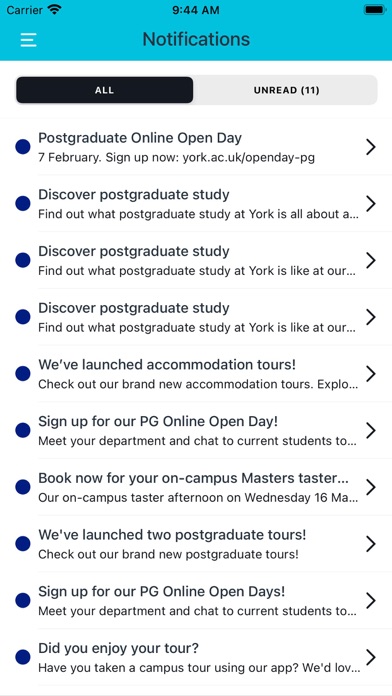 Visit UoY Screenshot