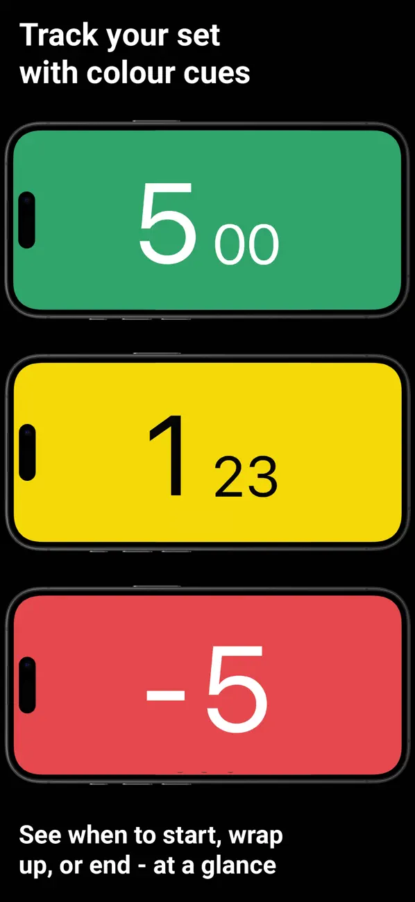 #1. Show Timer: Colour Countdown (iOS) Ved: Charlie Jackson