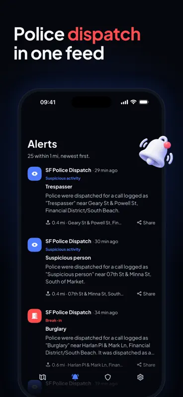 Responder AI: Crime Alerts screenshot 3 of 6