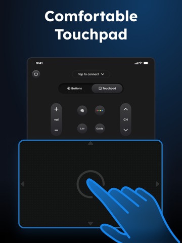 eRemote for Samsung TV Remote iPad screenshot