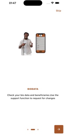 Mukuba Pensions App iPhone screenshot