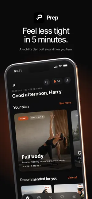 Prep Mobility: Stretching screenshot 1