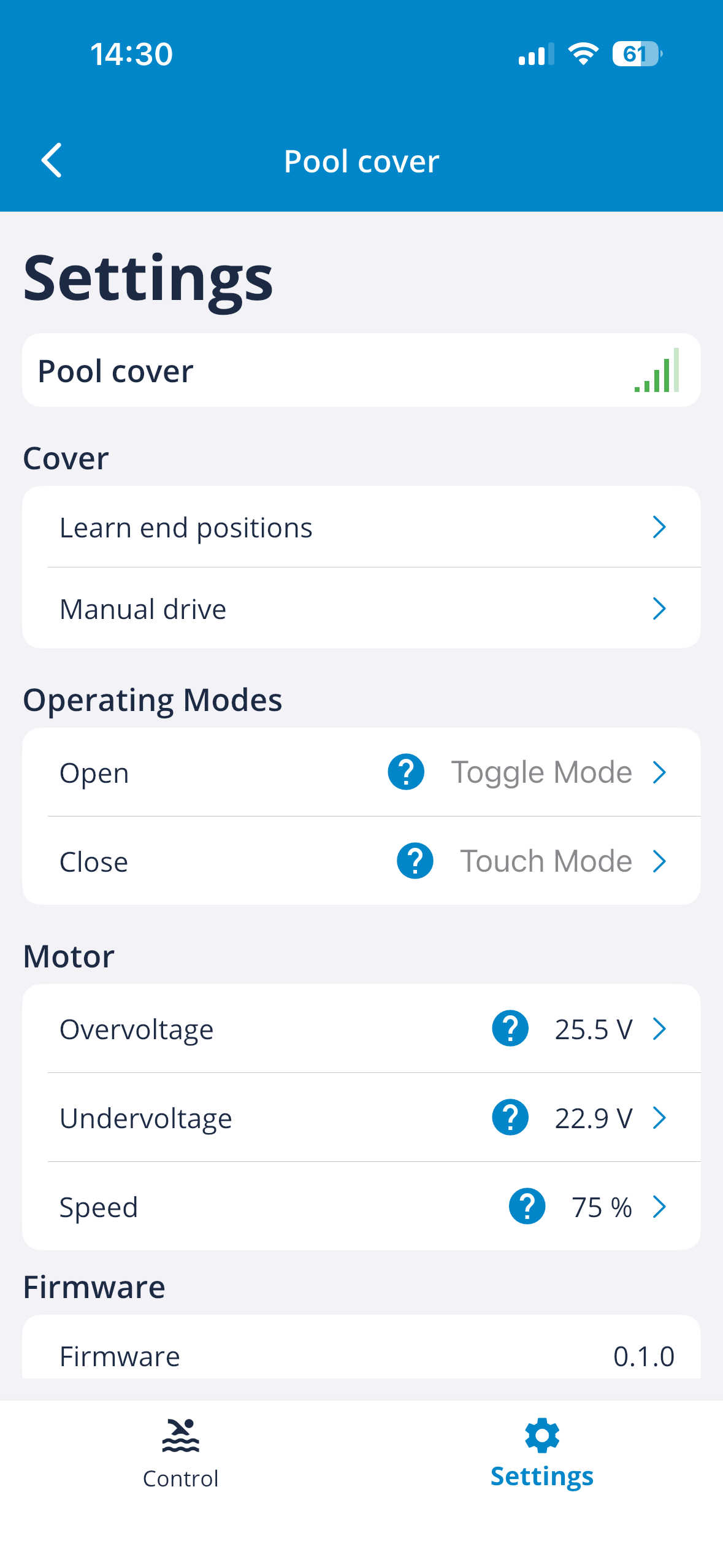Cover Control