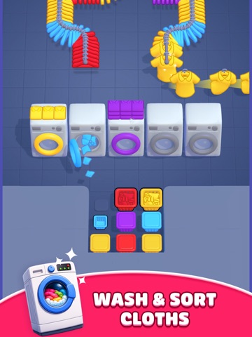 Laundry Time : Color Sort iPad screenshot