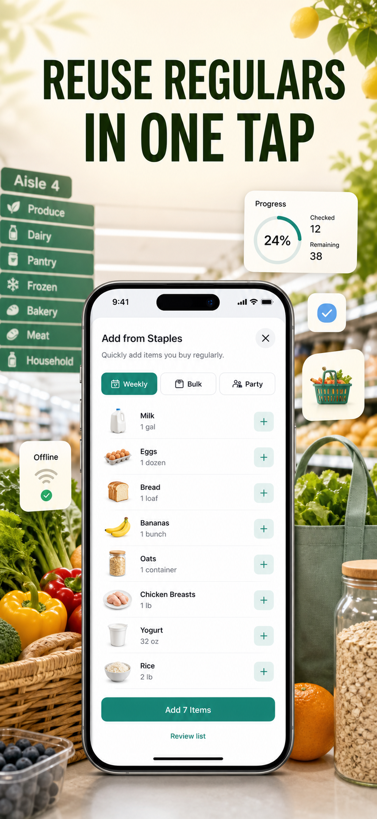 Simple Shopping List by Aisle screenshot 8