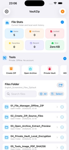 VaultZip: Unzip RAR 7Z Screenshot 3 of 6
