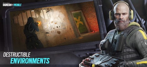 Rainbow Six Mobile - Witness the impact of destructible environments as operators breach walls and reshape the battlefield strategically.