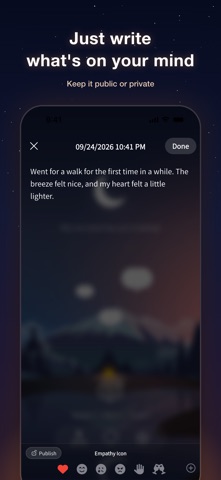 Bonfire: Anonymous Cozy Diary app screenshot 3