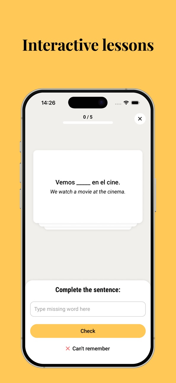 iPhone screenshot