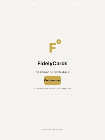 FidelyCards iPad screenshot