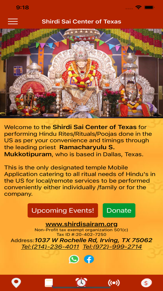 #1. SaiCenter Irving (iOS) 由: Shirdi Sai Center of Texas