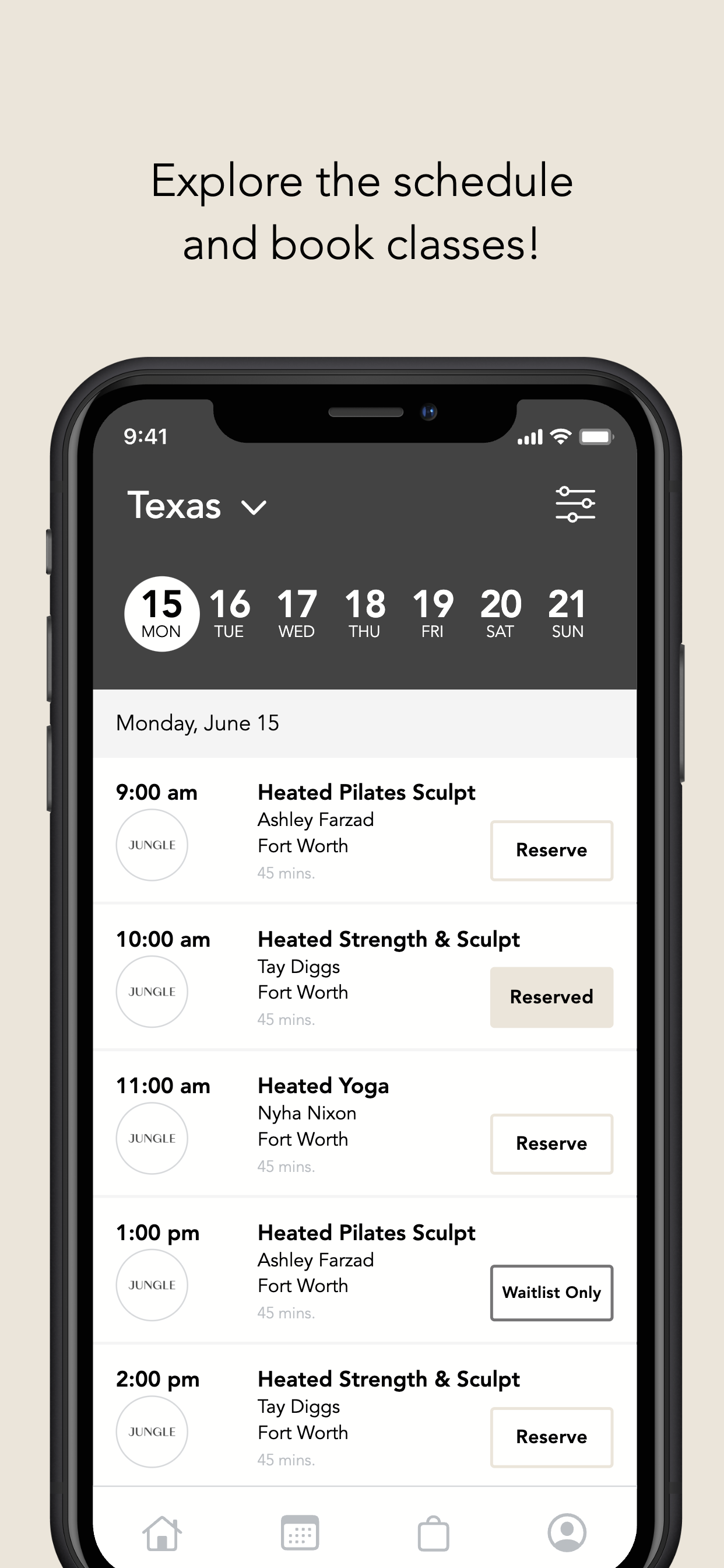 Jungle Studio Fitness App screenshot 3