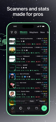 pump.fun - speculate on trends iPhone screenshot