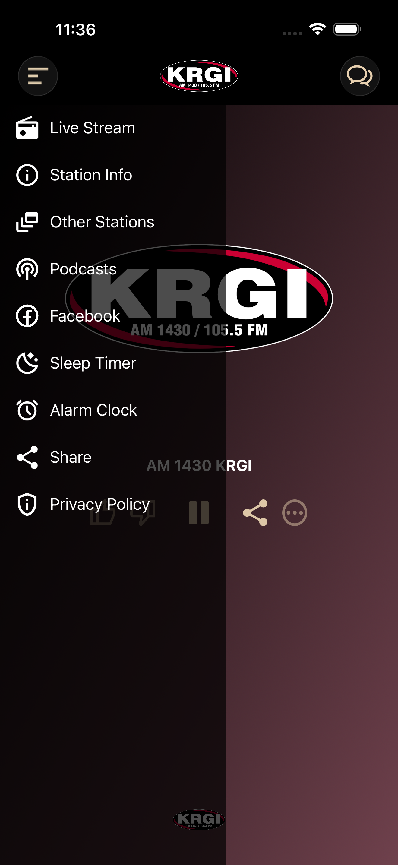 AM 1430 KRGI screenshot 4