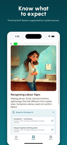 Contraction Timer and Tracker screenshot