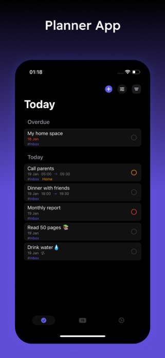 Planner - daily planner todo Screenshot 1 of 10