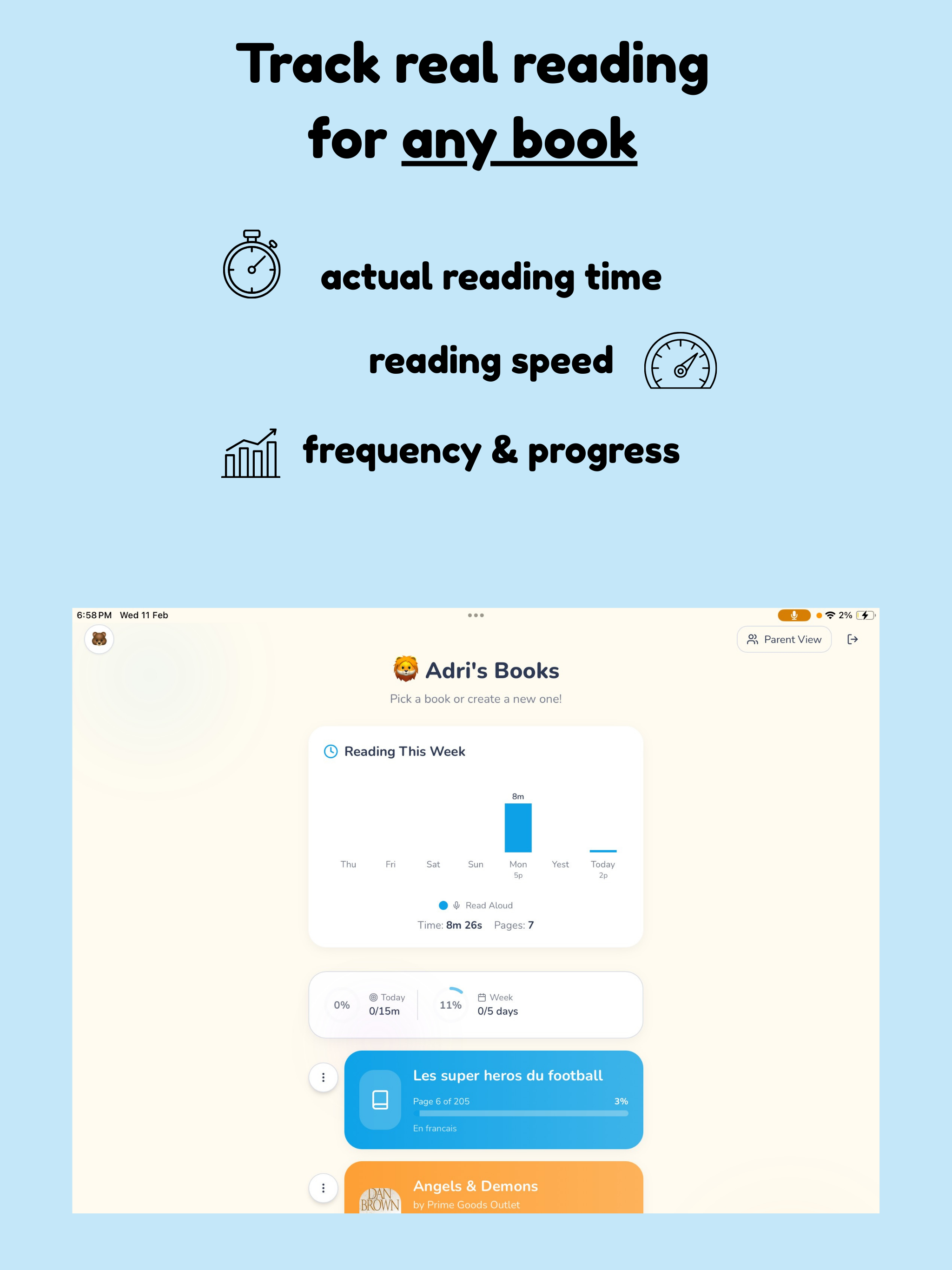 Clook: make reading time count screenshot 10