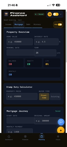 Finance Assistant Pro screenshot