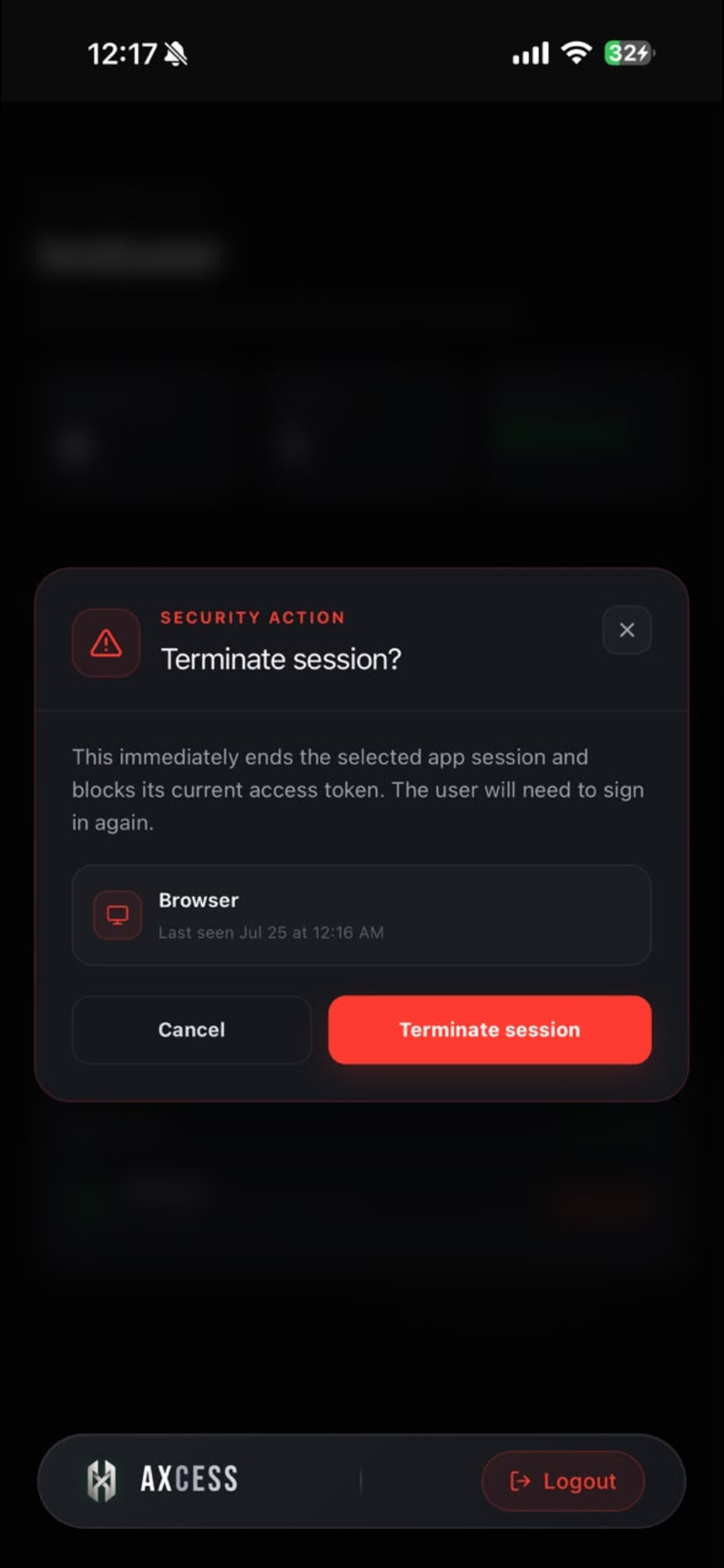 Axcess screenshot 3