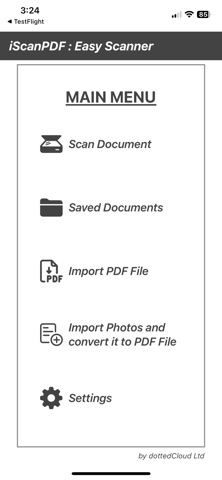 iScanPDF : Easy Scanner Screenshot 1 of 10