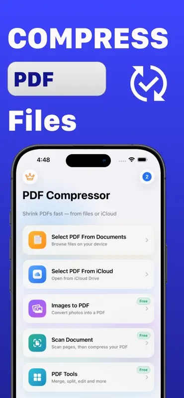 PDF Compressor - Reduce Size screenshot 1 of 8