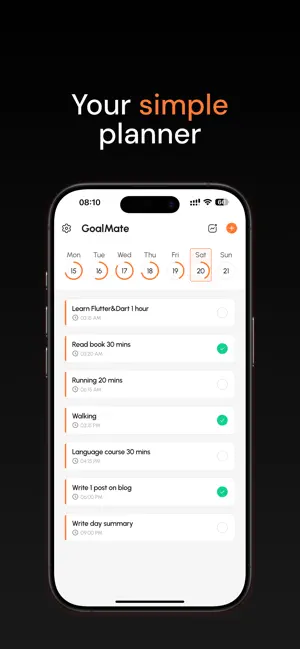 Habit tracker - HabitMate screenshot 1