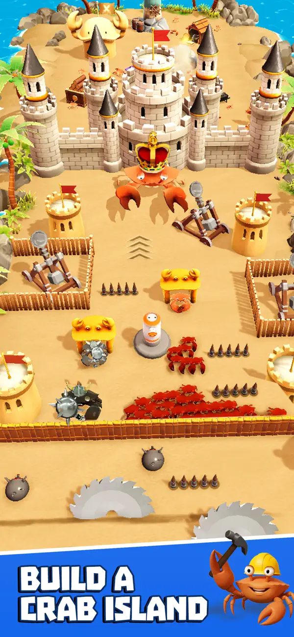 King of Crabs 2 - Invasion iOS Mod IPA screenshot 1 - iOS game interface