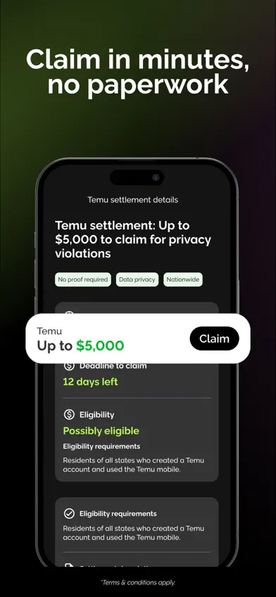 Catch: Class Action Finder screenshot 3