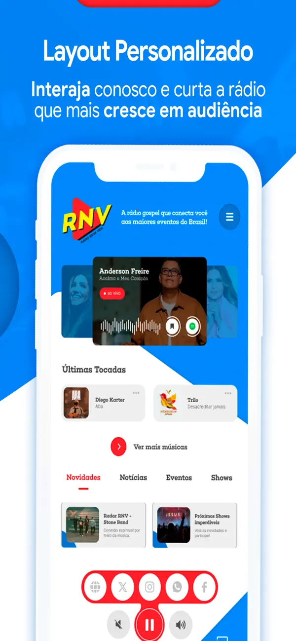 Screenshot #1 pour Rádio RNV