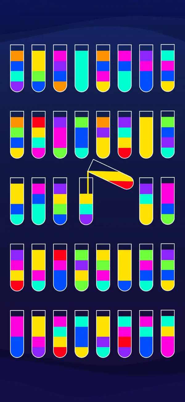 Screenshot #1 pour SortPuz 3D - Water Puzzle Game