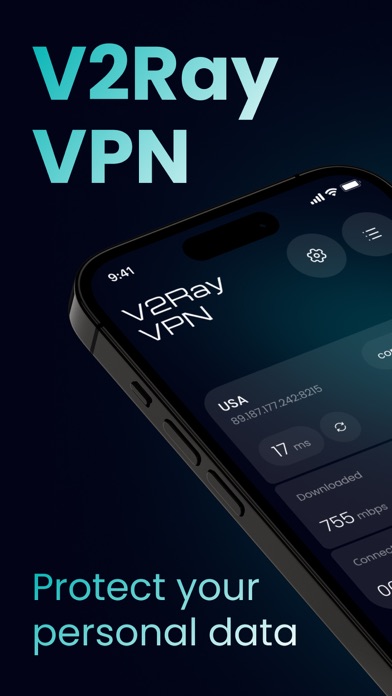Best V2Ray VPN V2Box Proxy Screenshot 1 - AppWisp.com Best V2Ray VPN V2Box Proxy Screenshot 1 - AppWisp.com