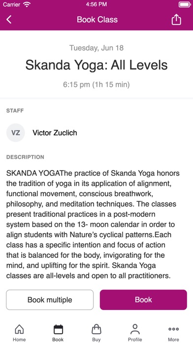 Skanda Yoga Studio Screenshot