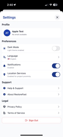 RestoreFast FieldMate Screenshot 10 of 10