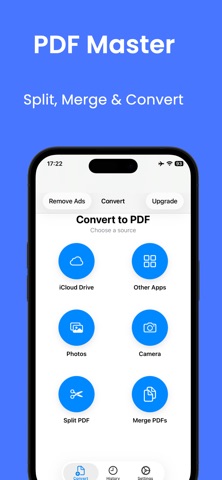 PDF Converter-Word jpg Photo iPhone screenshot