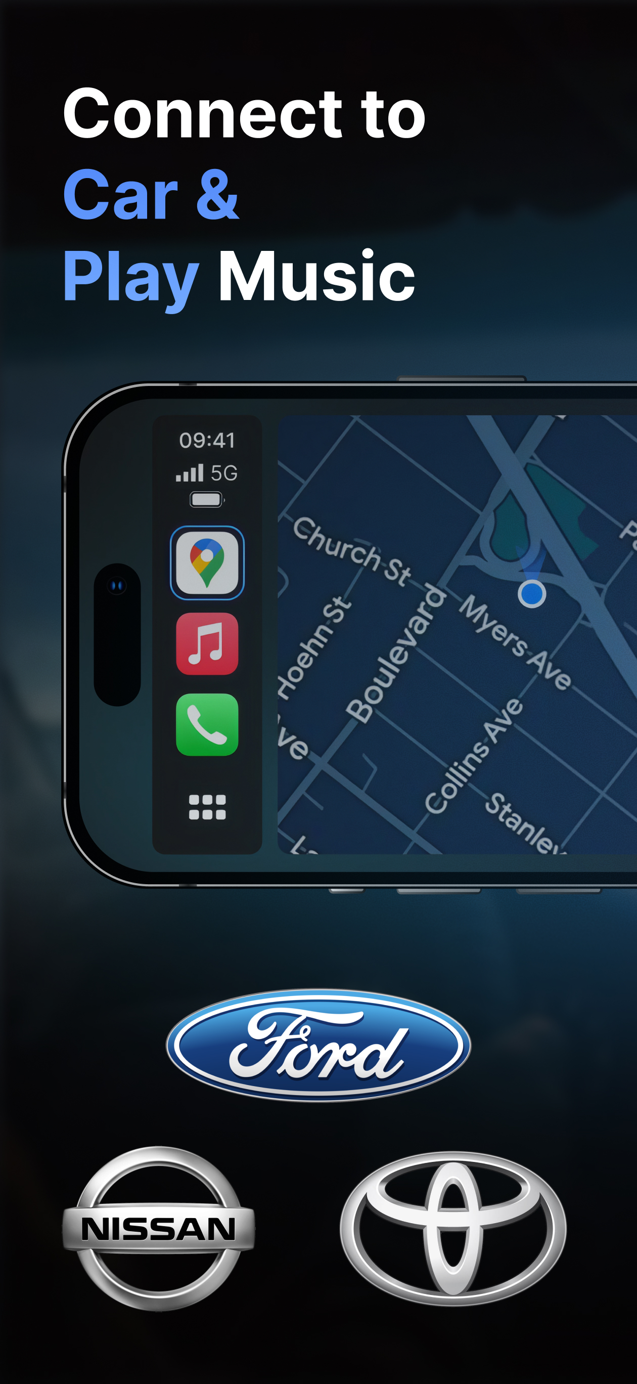 Car Play Connect, Sync & Cast