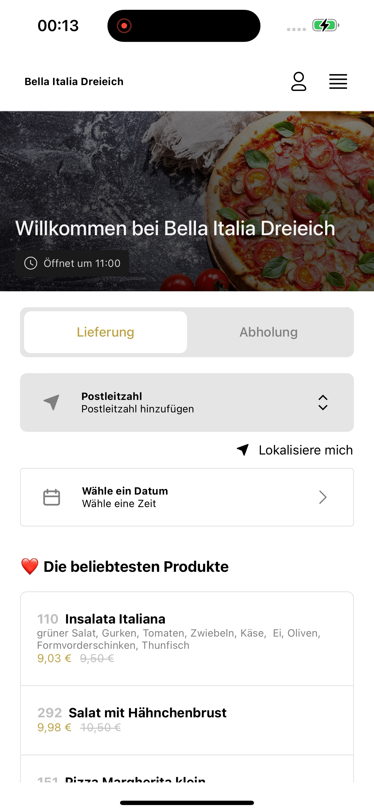 Bella Italia Dreieich screenshot 4