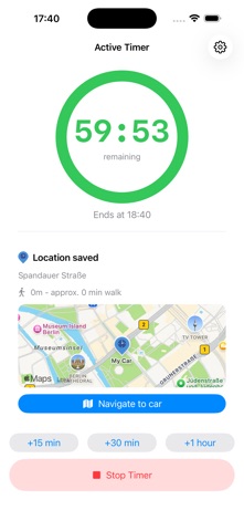 ParqTime - Parking Timer Screenshot 5 of 5